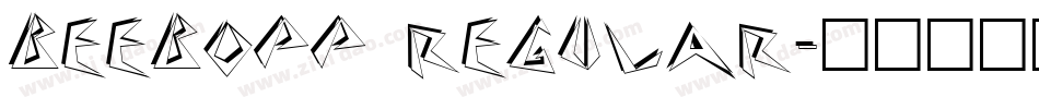 Beebopp Regular字体转换